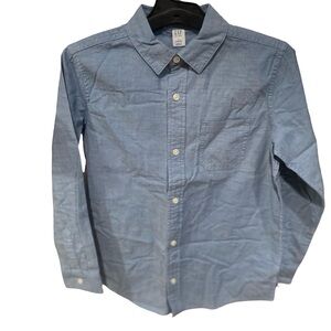 GAP Kids Light Blue Button Down Shirt NWOT